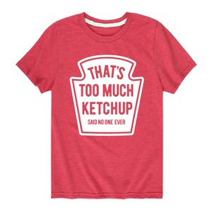 Boys' - Instant Message - Too Much Ketchup Short Sleeve Graphic T-Shirt - 1 of 4
