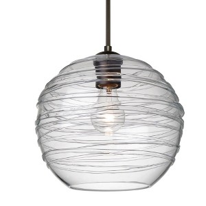 Besa Lighting Wave 10 1 - Light Pendant in  Bronze - 1 of 1