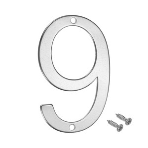 Unique Bargains 304 Stainless Steel Rust Resistant Corrosion Resistant House Number 1 Pc - 1 of 4