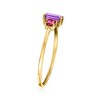 RS Pure by Ross-Simons 0.20 Carat Amethyst and .10 Carat Rhodolite Garnet Ring in 14kt Yellow Gold - 2 of 4