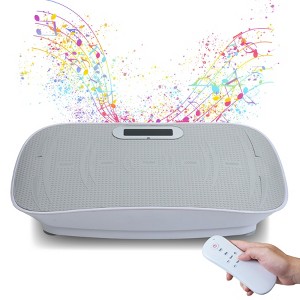 TopComfy Full Body Vibration Platform Exercise 10 Frequency Fitness Massage Weight Loss Fat Burner for Unisex Home Workouts, Grey, 33.5"*20"*8.25" - 1 of 4