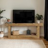 Hommoo 63" Farmhouse TV Stand for 75" TVs, Entertainment Center with Storage Shelves - 4 of 4