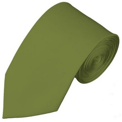 Men's Solid Color Slim 2.75 Inch Wide And 58 Inch Long Neckties
