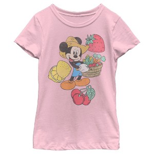 Girl's Disney Mickey Mouse Gardener T-Shirt - 1 of 4