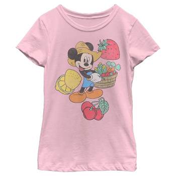 Girl's Disney Mickey Mouse Gardener T-Shirt