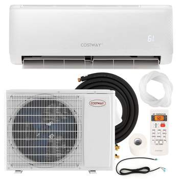 Costway 17,000 BTU Mini Split Air Conditioner AC Unit with Heat Pump & Remote Control