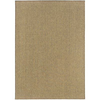 Oriental Weavers Karavia 2068X Tan Indoor/Outdoor Area Rug - 2'5" x 4'5"