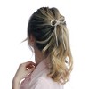 Unique Bargains Women's Long Bow Ponytail Buckle Hair Clip 1 Pc - 3 of 4