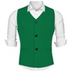 Lars Amadeus Men's V Neck Sleeveless Pockets Button-Up Casual Vest - 2 of 4