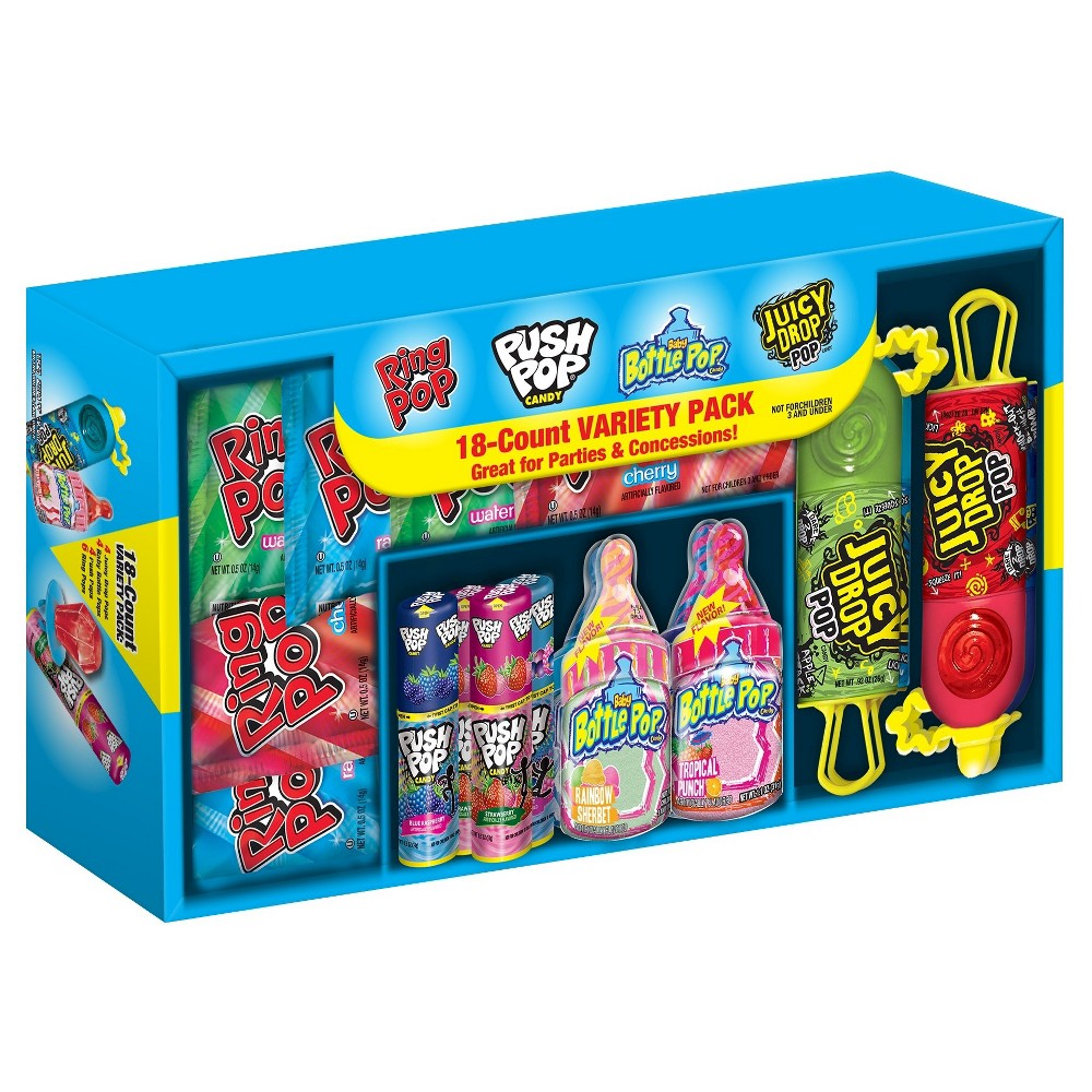UPC 041116011917 product image for Ring Pop Lollipop and Hard Candy Variety Pack - 18 ct | upcitemdb.com