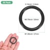 Unique Bargains Plastic Durable Multipurpose DTY Design Macrame And Knotting Supplies O Rings 30 Pcs - 3 of 4