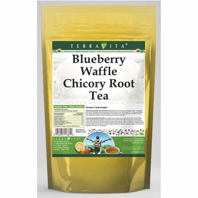 TerraVita Blueberry Waffle Chicory Root Tea (50 tea bags, ZIN: 568795, 1-Pack)