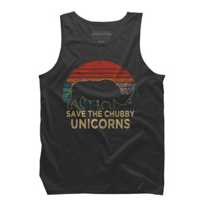 Men's Design By Humans rhino By ZeusSE Tank Top - 1 of 3