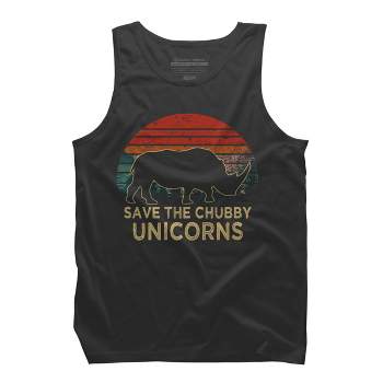Men's Design By Humans rhino By ZeusSE Tank Top