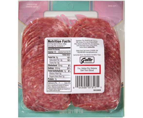 Gallo Italian Dry Salami - 8oz