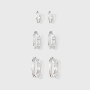 Small Hoop Earrings - A New Day Silver, Women