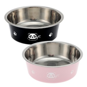 Unique Bargains Non-Skid Small Pet Bowl 4.72" Dia - 1 of 4