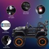 24V Ride on Car Toys, Remote Control 4 Wheels Electric Power Car for Toddlers Kids Boys Girls - 3 of 4