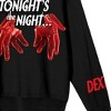 Dexter Tonight’s The Night Women’s Black Crew Neck Sweatshirt - 3 of 4