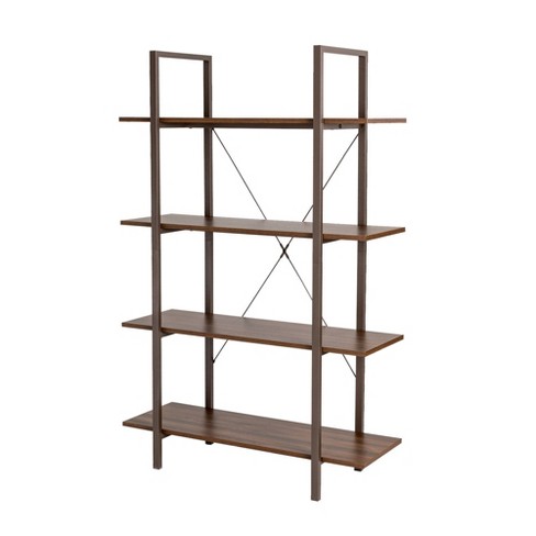 Tribesigns 6 Tier Etagere Bookcase, 71 Inch Industrial Bookshelf, Free  Standing Open Book Shelves Storage Display Shelf, Wood Shelving Units  Organizer