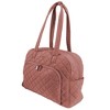 Ellen Tracy 20 Inch Diamond Nylon Quilted Travel Duffel - 3 of 4