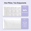 Itopfox Soft Pillows Queen Size for Sleeping, Support Bed Pillows, Fluffy Down Alternative Pillow, Luxury Hotel Gel Pillows for Side Sleeping (White) - 4 of 4