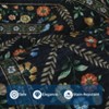 Modern Foldable Area Rugs, Vintage Striped Washable Low Pile Carpet Indoor Easy Care Soft Non Slip Rug for Bedroom Living Room Entryway - 3 of 4