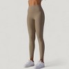 Anna-Kaci Active Women's High Waist Seamless Full Length Leggings with Wide Waistband - 3 of 4