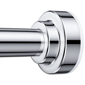 LunaLulinlk No Drill Telescopic Shower Curtain Rod | 26-76" Adjustable Spring Tension Rod with Anti-Skid Design - 1 of 4