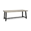 Mid-Century Outdoor Design Wooden Dining Table-Christopher Knight Home - 2 of 4