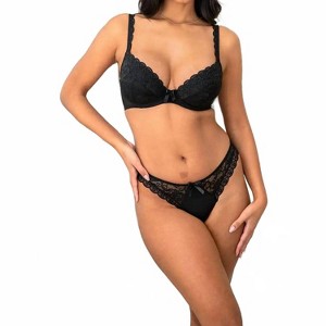Women's Rebel Padded Plunge Bra - Pour Moi - 1 of 4