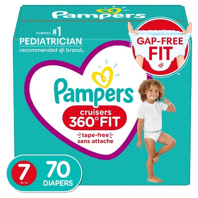 Pampers Cruisers 360 Diapers Enormous Pack - Size 7 - 70ct