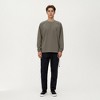 Anna-Kaci Active Men's Long Sleeve Crew Neck Utility Pullover with Zipper Chest Pocket and Elastic Cuffs - 3 of 4