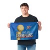 NBA Oklahoma City Thunder 2025 Champions Clutch Rally Towel 15 x 18 inches - 2 of 4