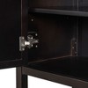 Okak 60" Large Coffee Bar Freestanding Storage for Kitchen, Cabinet Buffet Table with Acrylic Doors - 3 of 4