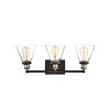 Chloe Lighting Bonnie Contemporary 3 Light Rubbed Bronze Bath Vanity Fixture 24" Width - 2 of 4