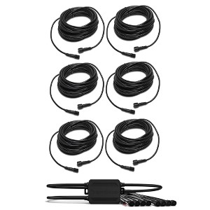Rockford Fosgate PMX-RGB Color Optix Controller and 6 RGB-25 25' Extension Cables - 1 of 4
