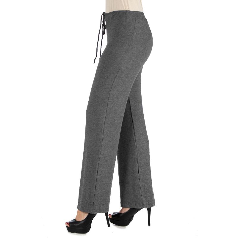 24seven Comfort Apparel Womens Comfortable Drawstring Lounge Pants, 1 of 4