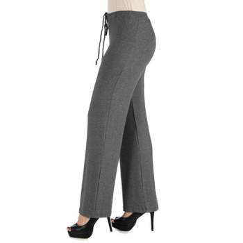 24seven Comfort Apparel Womens Comfortable Drawstring Lounge Pants