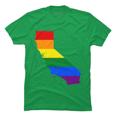 Adult Design By Humans California State Pride Flag By Galvanized T-Shirt