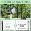 DoCred Large Outdoor Garden Arch Trellis for Climbing Plants, 87'' H x 118'' L x 79'' W Large Grape Vine Trellis Arch Arbor Gazebo - 4 of 4
