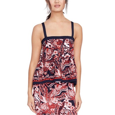 Rachel Roy Womens Jacquard Knit Blouse