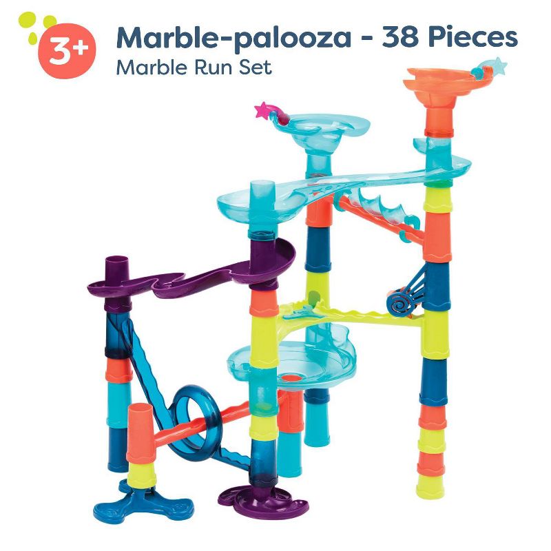 B. toys Marble Run Playset - Marble-Palooza, 4 of 13