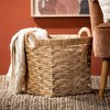 Sullivans 16.25", 15.75", 15.25" & 13.75" Seagrass Handled Basket Set of 4, Natural - 3 of 4