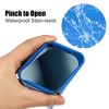 Unique Bargains Mini Portable PU Leather Jewelry Storage Makeup Bag 2 Pcs - 3 of 4