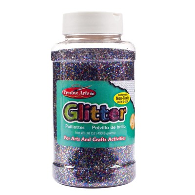 Charles Leonard Creative Arts by Charles Leonard Glitter, 16 oz. Bottle, Multi-Color (Pack of 2)