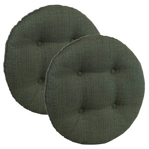 Gripper Non-Slip 14" x 14" Tyson Tufted Barstool Cushions Set of 2 - 1 of 3