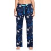 Ashford & Brooks Women's Plush Mink Fleece Pajama Sleep Pants - 2 of 4