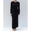 Women's Merino Blend Calista Long Sleeve Dress in Camel by Tomorrow Studio - 3 of 4