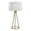 Hudson and Canal 28" Tall Table Lamp with Drum Fabric Shade - 2 of 4